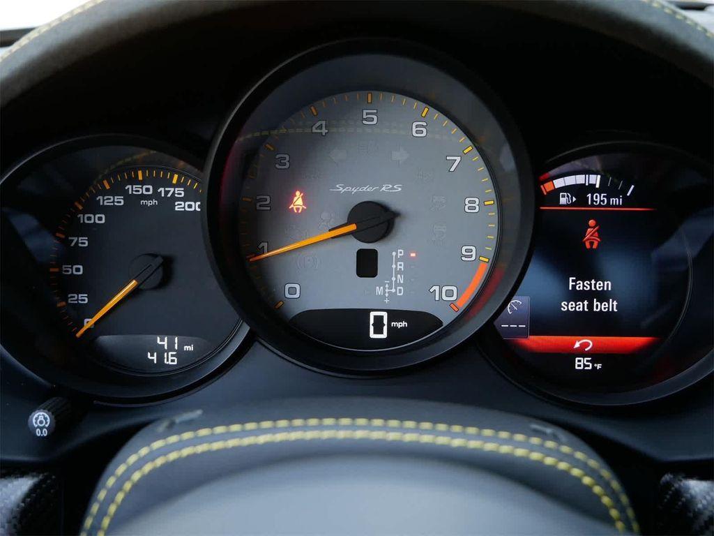 new 2025 Porsche 718 Spyder car, priced at $222,365