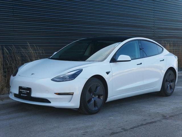 used 2023 Tesla Model 3 car, priced at $29,490