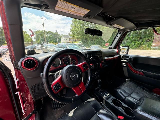 used 2012 Jeep Wrangler Unlimited car, priced at $14,499