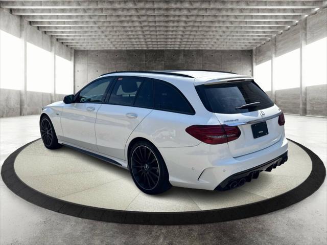 used 2021 Mercedes-Benz AMG C 43 car, priced at $53,000
