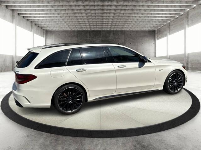 used 2021 Mercedes-Benz AMG C 43 car, priced at $53,000