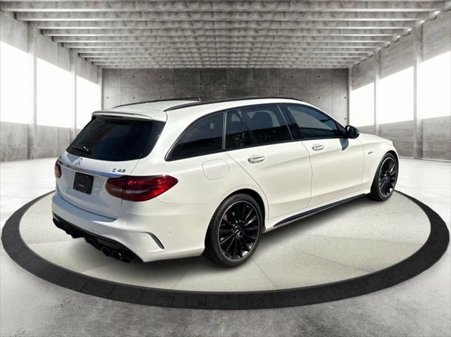 used 2021 Mercedes-Benz AMG C 43 car, priced at $53,000