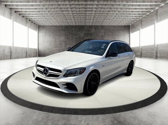used 2021 Mercedes-Benz AMG C 43 car, priced at $53,000