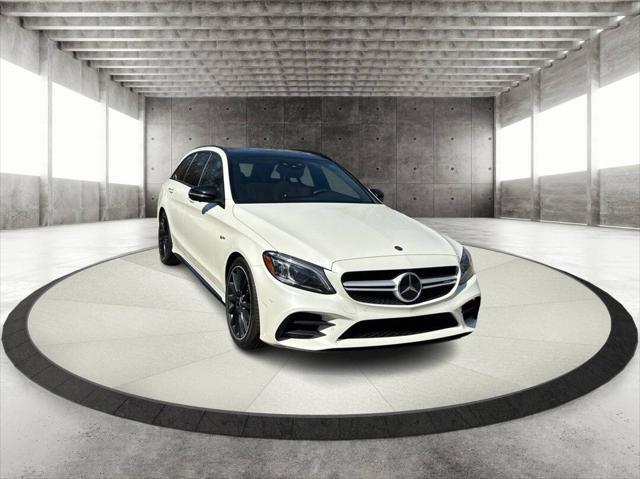 used 2021 Mercedes-Benz AMG C 43 car, priced at $53,000