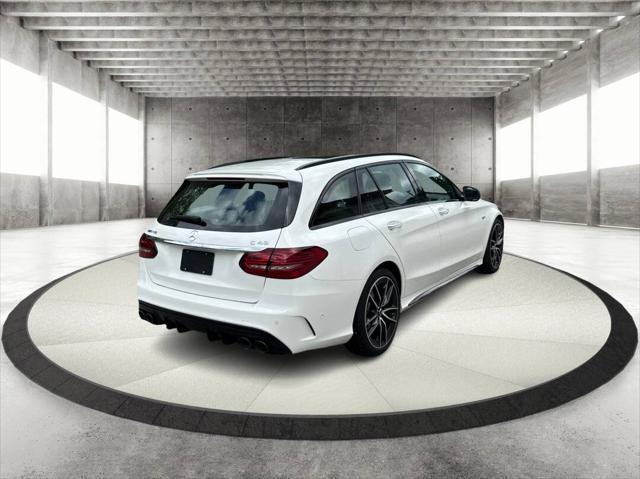 used 2021 Mercedes-Benz AMG C 43 car, priced at $56,500