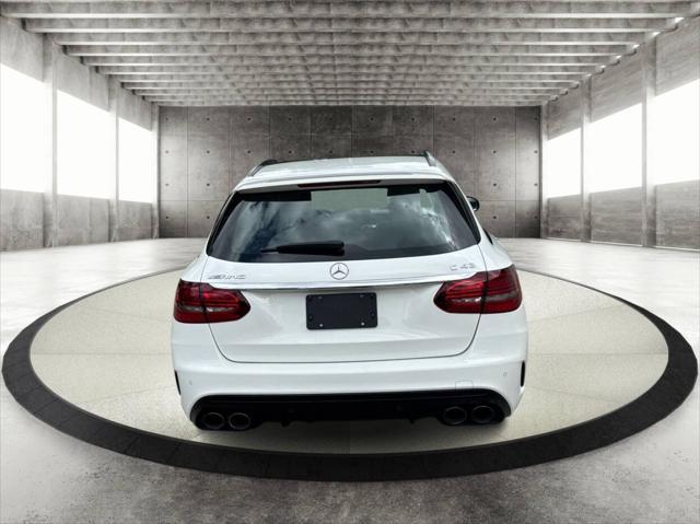 used 2021 Mercedes-Benz AMG C 43 car, priced at $56,500
