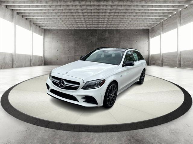 used 2021 Mercedes-Benz AMG C 43 car, priced at $56,500