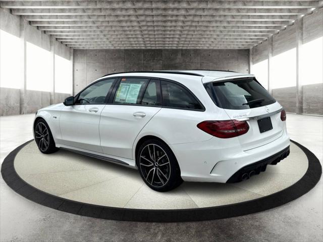 used 2021 Mercedes-Benz AMG C 43 car, priced at $56,500