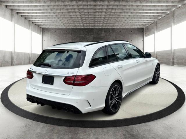 used 2021 Mercedes-Benz AMG C 43 car, priced at $56,500