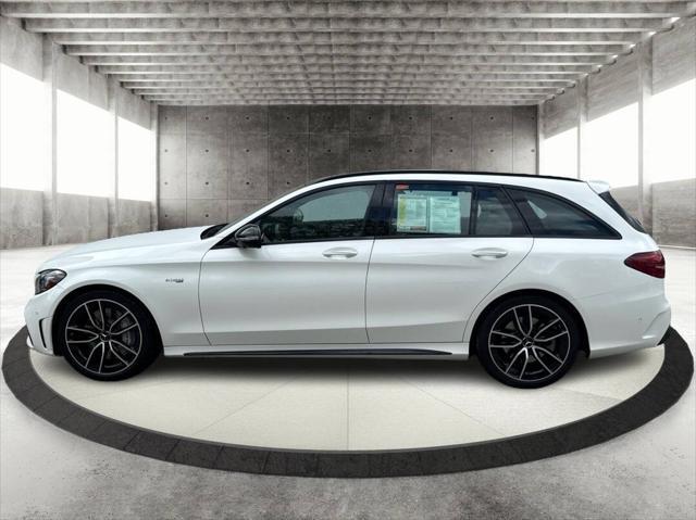 used 2021 Mercedes-Benz AMG C 43 car, priced at $56,500