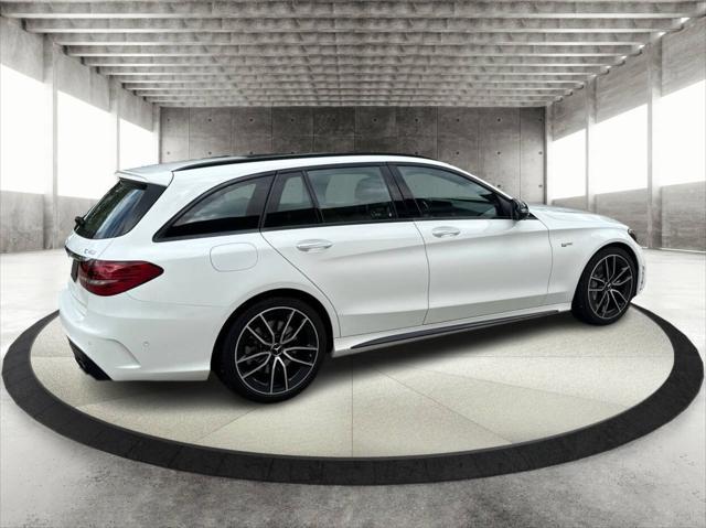 used 2021 Mercedes-Benz AMG C 43 car, priced at $56,500