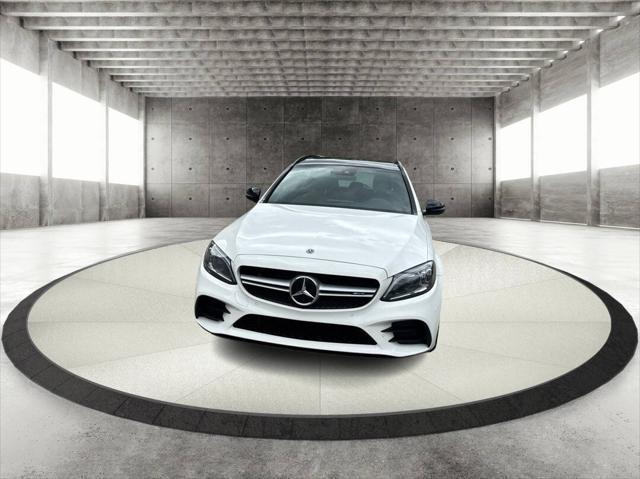 used 2021 Mercedes-Benz AMG C 43 car, priced at $56,500