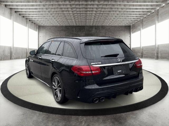 used 2021 Mercedes-Benz AMG C 43 car, priced at $55,000