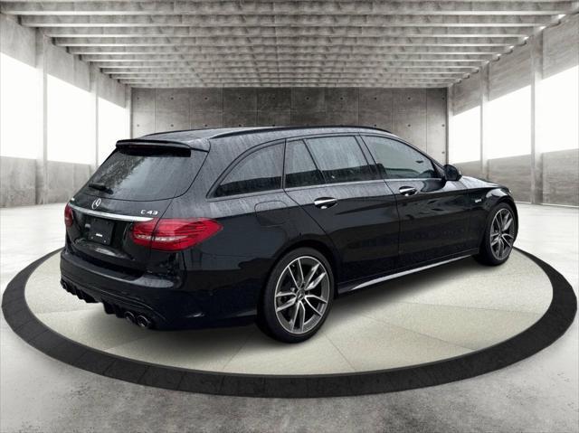 used 2021 Mercedes-Benz AMG C 43 car, priced at $55,000