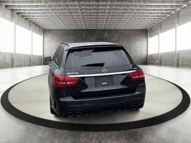 used 2021 Mercedes-Benz AMG C 43 car, priced at $55,000