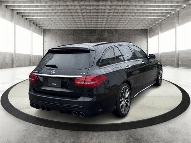 used 2021 Mercedes-Benz AMG C 43 car, priced at $55,000
