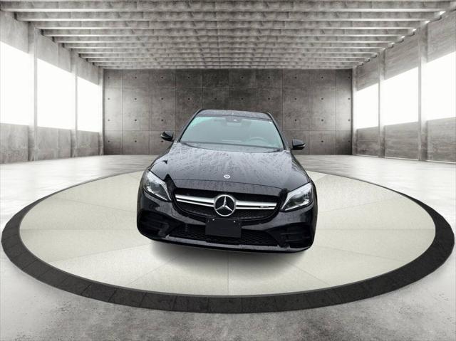 used 2021 Mercedes-Benz AMG C 43 car, priced at $55,000