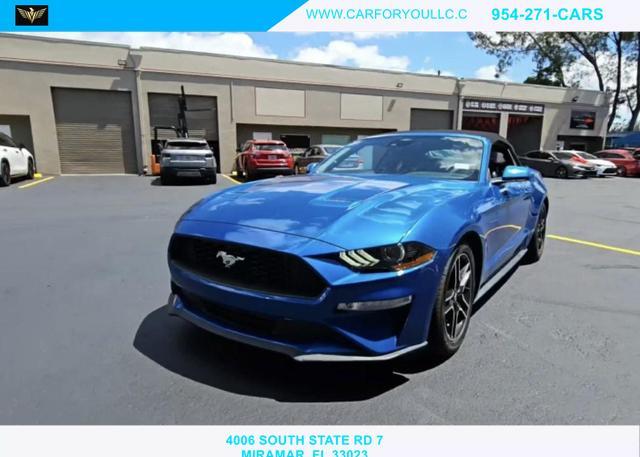 used 2021 Ford Mustang car, priced at $17,991