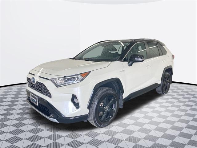 used 2021 Toyota RAV4 Hybrid car, priced at $27,500