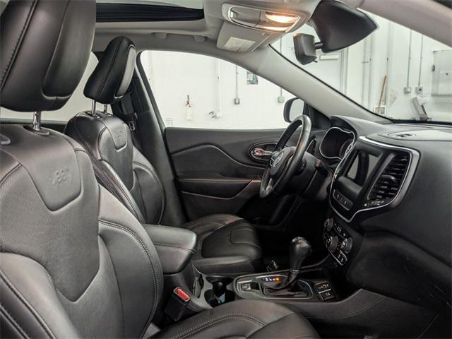 used 2021 Jeep Cherokee car, priced at $18,800