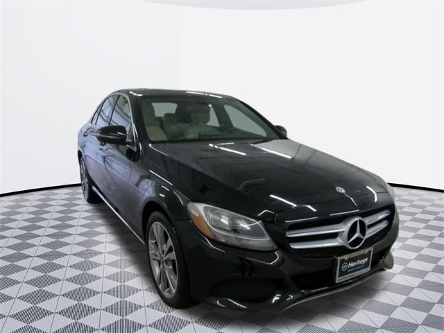 used 2018 Mercedes-Benz C-Class car, priced at $22,000