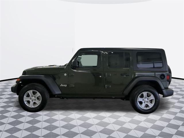 used 2021 Jeep Wrangler Unlimited car, priced at $22,000