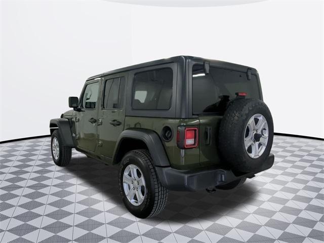 used 2021 Jeep Wrangler Unlimited car, priced at $22,000