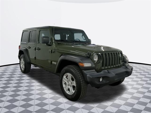 used 2021 Jeep Wrangler Unlimited car, priced at $22,000