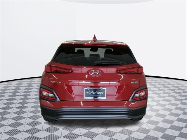 used 2021 Hyundai Kona EV car, priced at $21,500