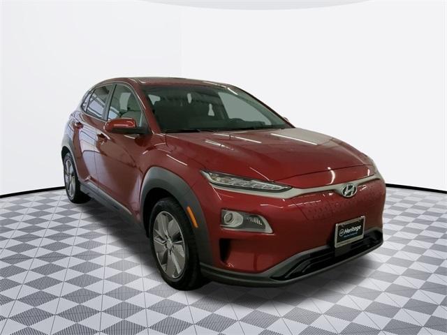 used 2021 Hyundai Kona EV car, priced at $21,500