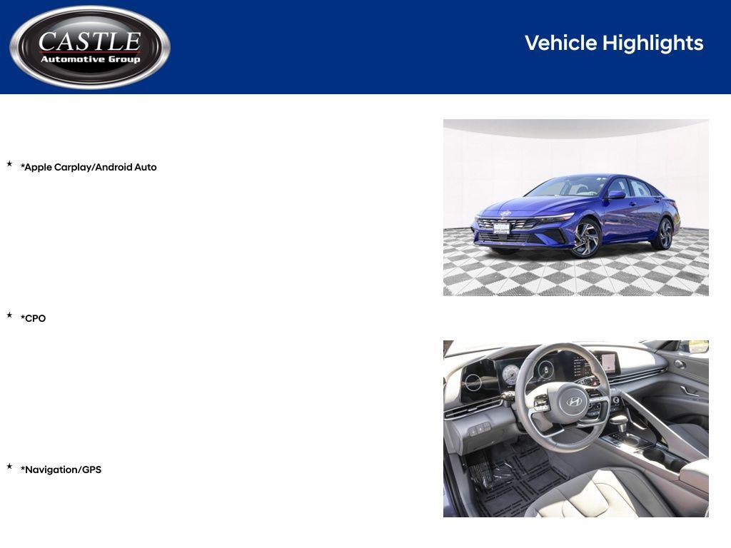used 2025 Hyundai Elantra car, priced at $21,922