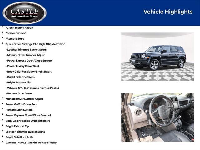 used 2017 Jeep Patriot car, priced at $8,995