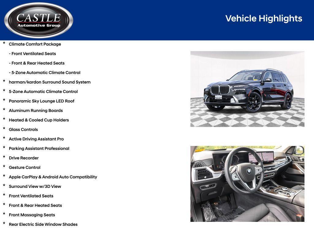 used 2023 BMW X7 car, priced at $63,166