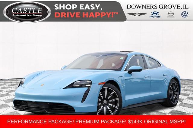 used 2023 Porsche Taycan car, priced at $87,715