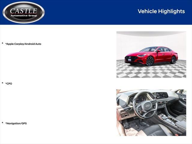 used 2021 Hyundai Sonata car, priced at $22,220