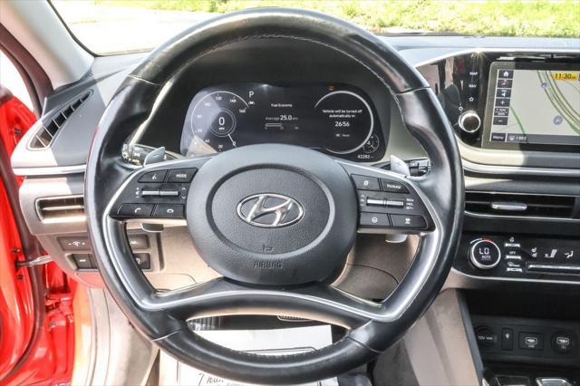 used 2021 Hyundai Sonata car, priced at $22,220