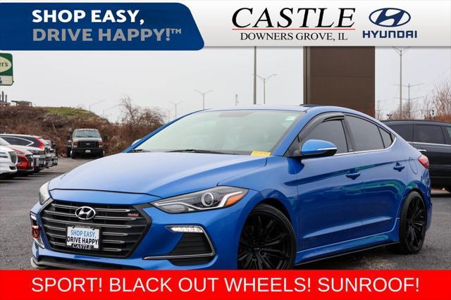 used 2018 Hyundai Elantra car, priced at $13,686