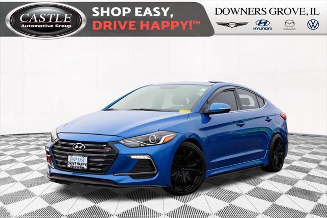 used 2018 Hyundai Elantra car, priced at $13,921