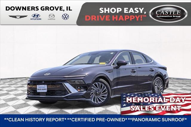used 2024 Hyundai Sonata Hybrid car, priced at $32,553