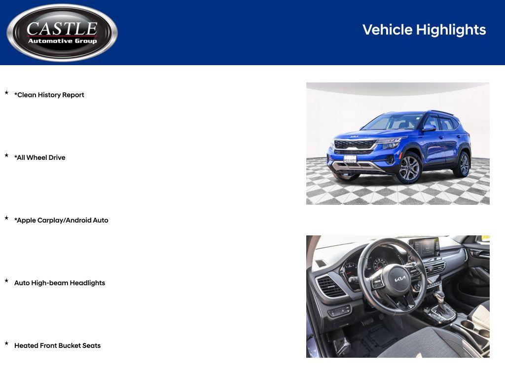 used 2023 Kia Seltos car, priced at $20,959