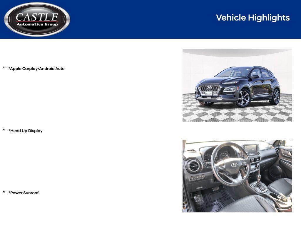 used 2018 Hyundai Kona car, priced at $15,838