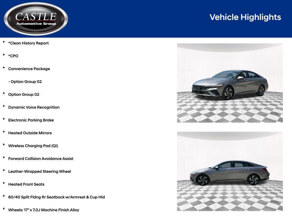 used 2024 Hyundai Elantra car, priced at $21,700