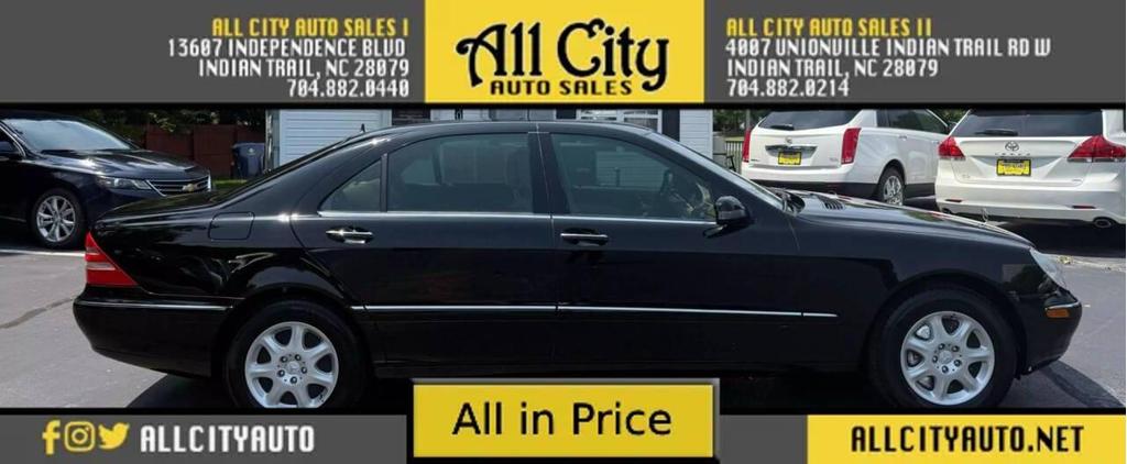 used 2001 Mercedes-Benz S-Class car, priced at $11,060