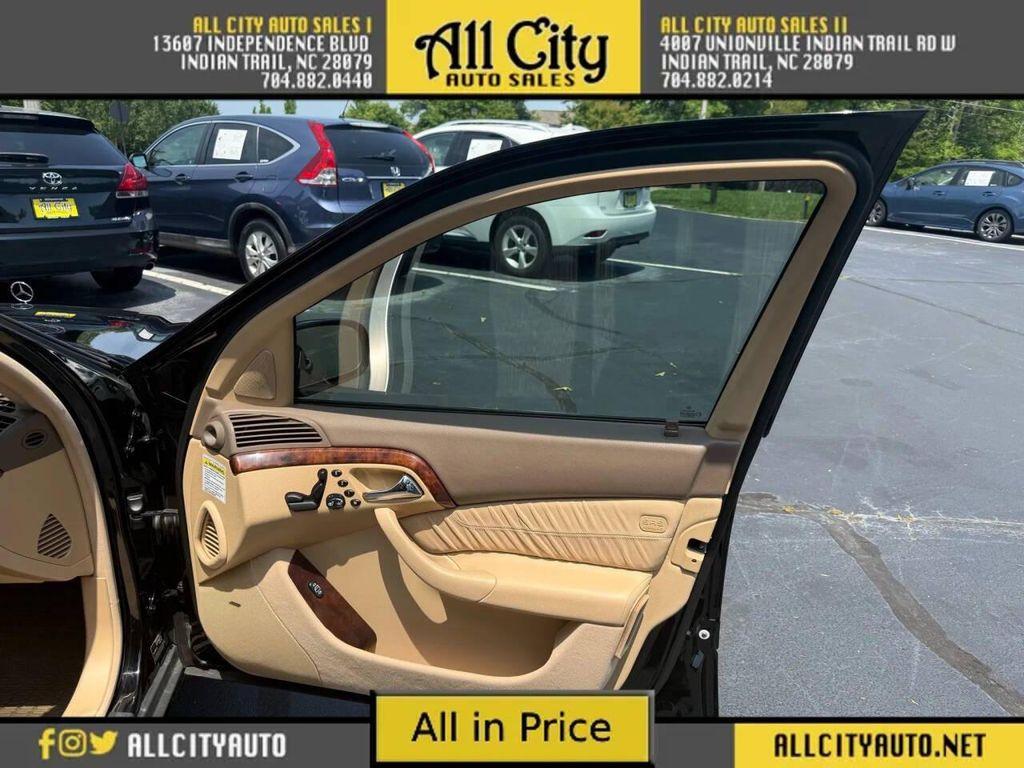 used 2001 Mercedes-Benz S-Class car, priced at $11,060