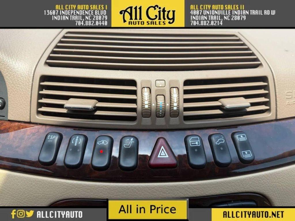 used 2001 Mercedes-Benz S-Class car, priced at $11,060