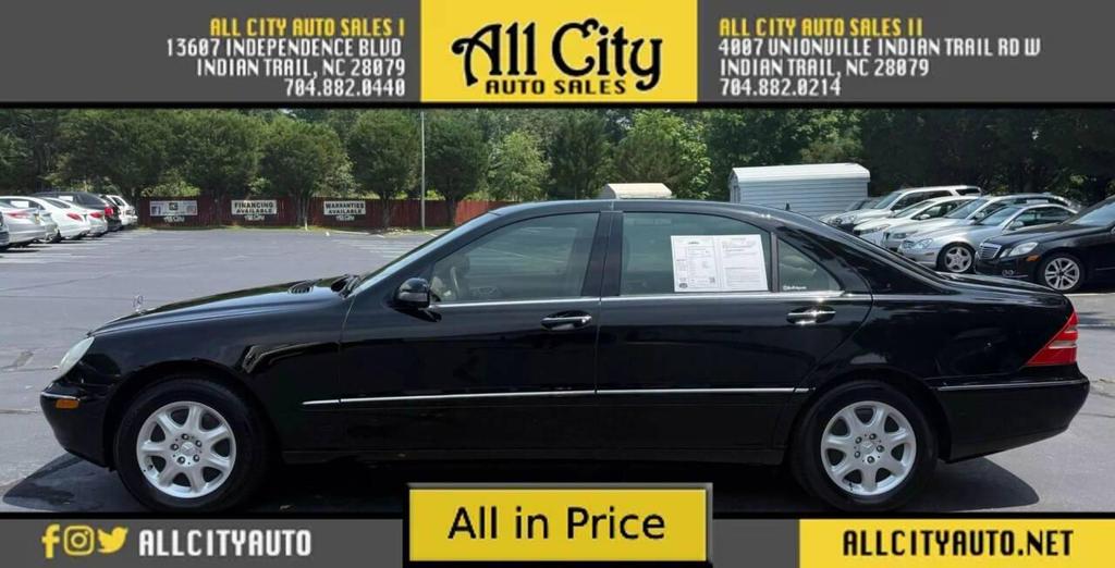 used 2001 Mercedes-Benz S-Class car, priced at $11,060