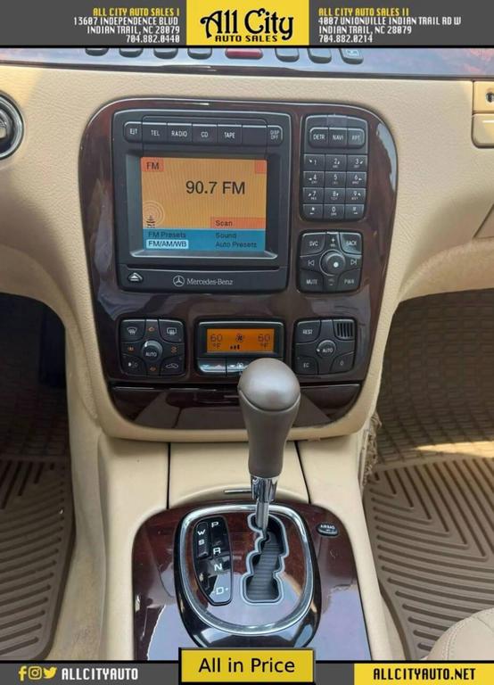 used 2001 Mercedes-Benz S-Class car, priced at $11,060