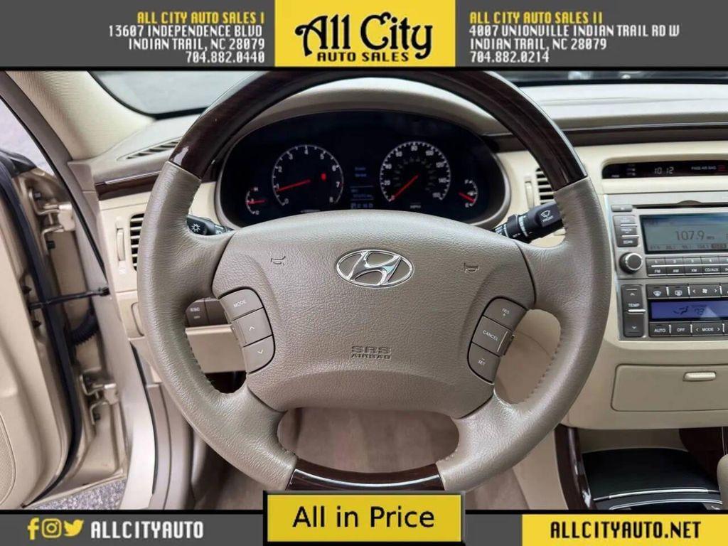 used 2011 Hyundai Azera car, priced at $10,030