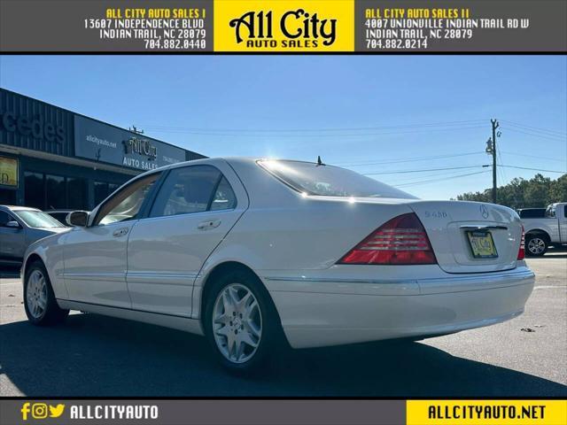 used 2003 Mercedes-Benz S-Class car, priced at $11,998