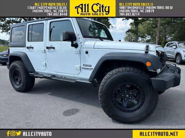 used 2015 Jeep Wrangler Unlimited car, priced at $18,498